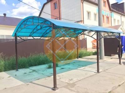Поликарбонатный навес для одной машины